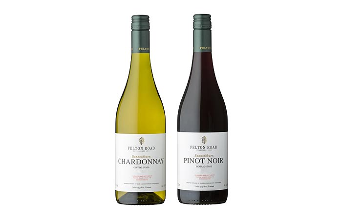 Felton Road Bannockburn Chardonnay och Pinot Noir 2024
